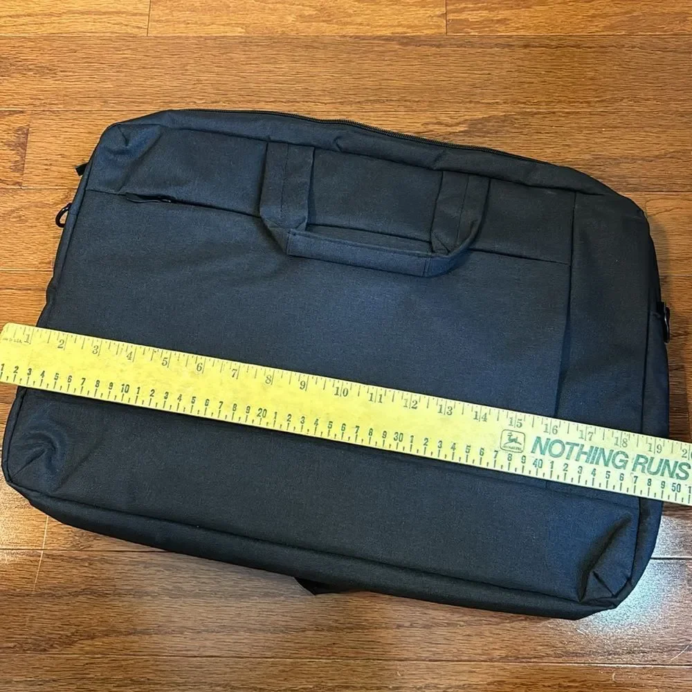 Black briefcase/padded 17.5